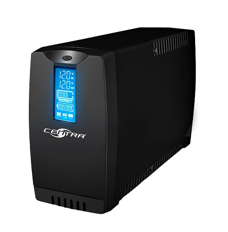 UPS CENTRA PLUS 1000VA LCD 8 SALIDAS 4 CON REGULACION Y 4 CON RESPALDO DE ENERGIA 