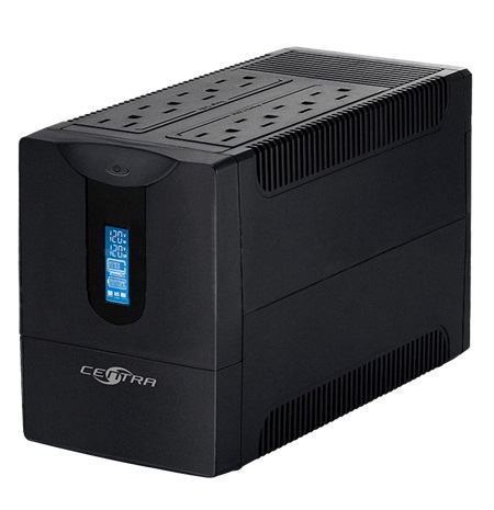 UPS CENTRA ECO 500VA LCD 8 SALIDAS 4 CON REGULACION Y 4 CON RESPALDO DE ENERGIA LCD500