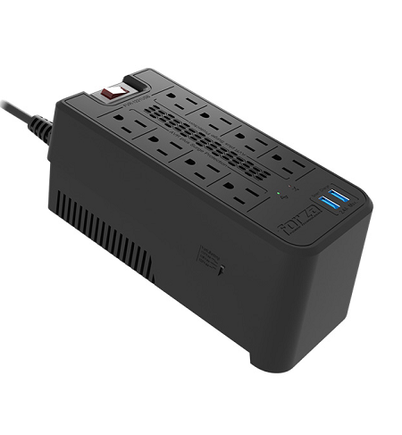 REGULADOR DE VOLTAJE FORZA 1200VA/600W FVR-1221USB