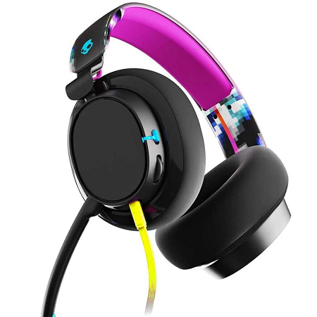 HEADSET CON MICROFONO SKULLCANDY SLYR MULTI-PLATFORM 3.5MM BLACK DIGI-HYPE/ S6SYY-P003 (AURICULAR)