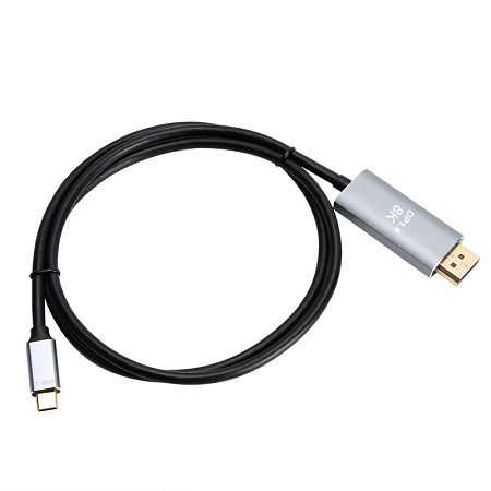 CABLE TIPO C A DISPLAY PORT 8K  8K UHD VCOM CU480MC-1.8M