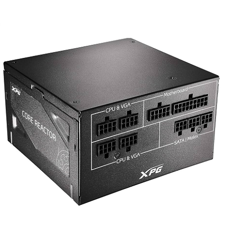 FUENTE DE PODER XPG 850W 80 PLUS GOLD CORE REACTOR 850G-BKCUS 