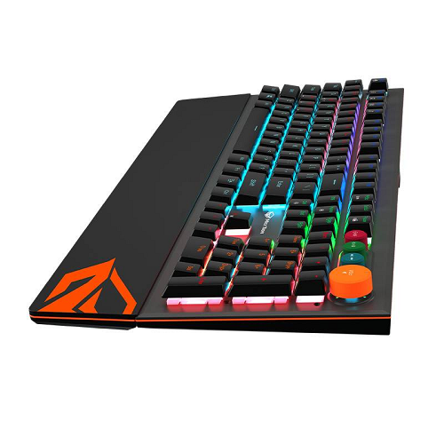 TECLADO MECANICO GAMING DESMONTABLE RGB  MEETION MT-MK500 BLACK TIPO C