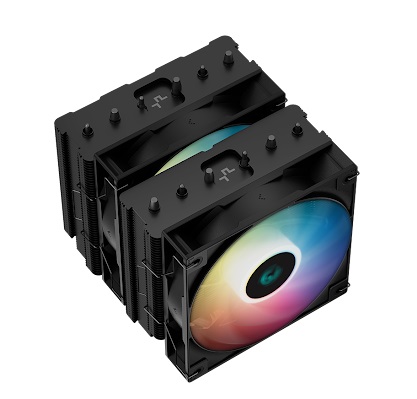 DISIPADOR DEEPCOOL AG620 BK ARGB 120MM DOBLE AG620-BKANMN-G2 BLACK