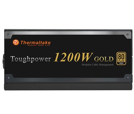 FUENTE DE PODER THERMALTAKE 1200W 80 PLUS GOLD TOUGHPOWER FULL MODULAR SIN CAJA