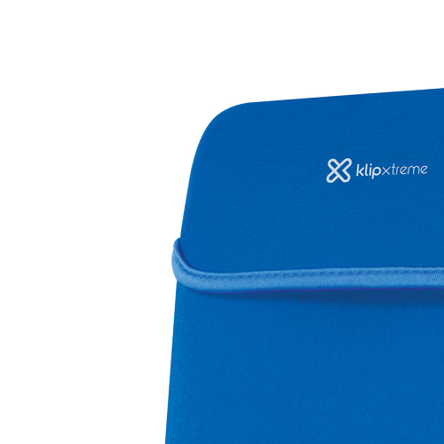 FUNDA PARA PORTATIL KLIP XTREME REVERSIBLE BLUE/BLACK 15.6" KNS-415BL