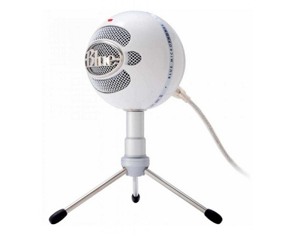 MICROFONO DE TRANSMISION LOGITECH BLUE SNOWBALL WHITE 988-000070