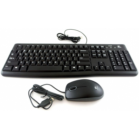 COMBO DE TECLADO Y MOUSE USB LOGITECH MK120 BLACK 920-004428