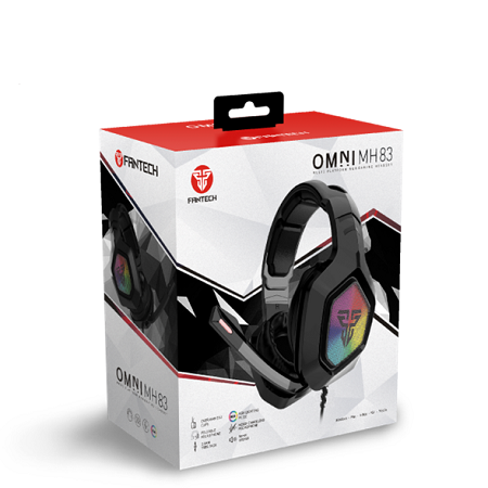 HEADSET CON MICROFONO RGB USB OMNI FANTECH MH83 (AURICULAR) 